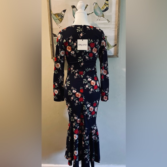 🌷2 for $20🌷NWT EMMY& I Size XS Bodycon Mermaid-Style Floral Dress - Picture 6 of 9